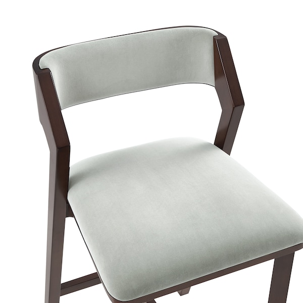Manhattan Comfort Patricia Barstool in White Glacier - Set of 2 - 2-BS026-WH