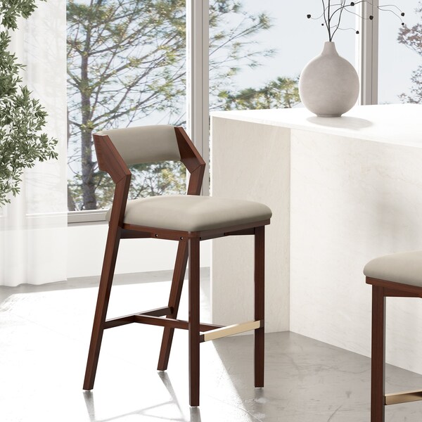 Manhattan Comfort Patricia Barstool in Linen - BS026-LN
