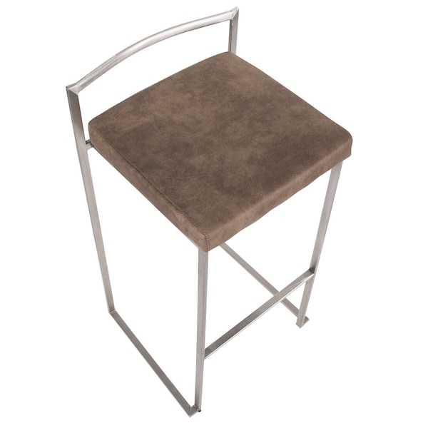 Lumisource Fuji Stacker Barstool - Set of 2 PR - B30-FUJI FBN2