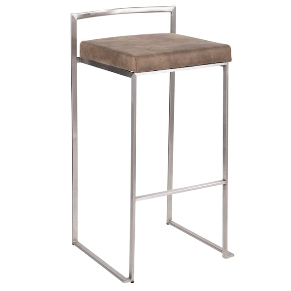Lumisource Fuji Stacker Barstool - Set of 2 PR - B30-FUJI FBN2