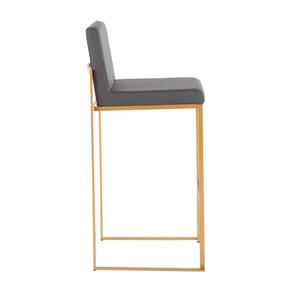 Lumisource Fuji High Back Barstool - Set of 2 PR - B30-FUJIHB AUGY2