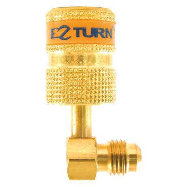 Uniweld Anti-Blowback Hose Adaptor, Gold, 1-1/4" L - EZAB90