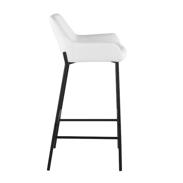 Lumisource Daniella Fixed-Height Bar Stool - Set of 2 PR - B30-DNLA2 BKPUW2