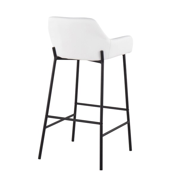Lumisource Daniella Fixed-Height Bar Stool - Set of 2 PR - B30-DNLA2 BKPUW2
