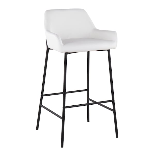 Lumisource Daniella Fixed-Height Bar Stool - Set of 2 PR - B30-DNLA2 BKPUW2