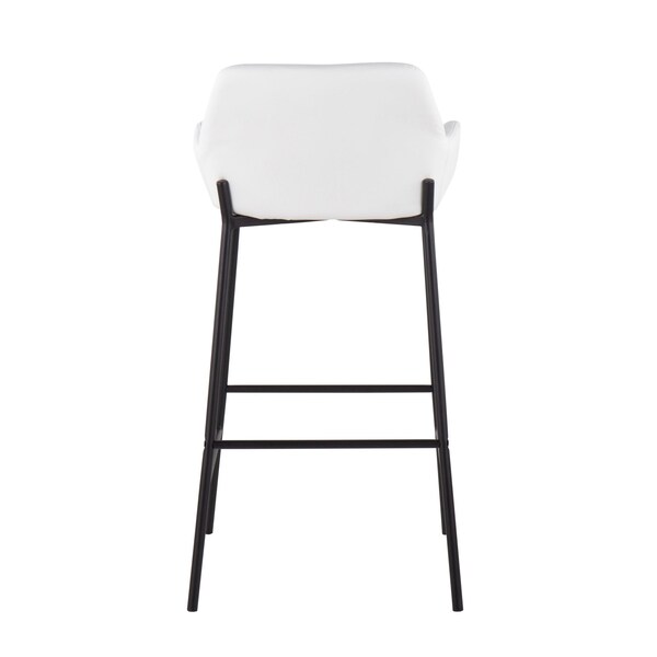 Lumisource Daniella Fixed-Height Bar Stool - Set of 2 PR - B30-DNLA2 BKPUW2
