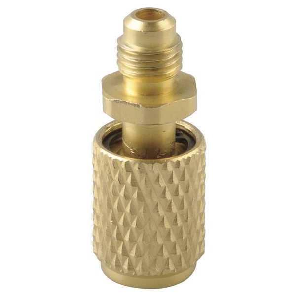 Zoro Select Quick Coupler, Low Loss, 1/4 In MxF, 0 Deg - 10U324