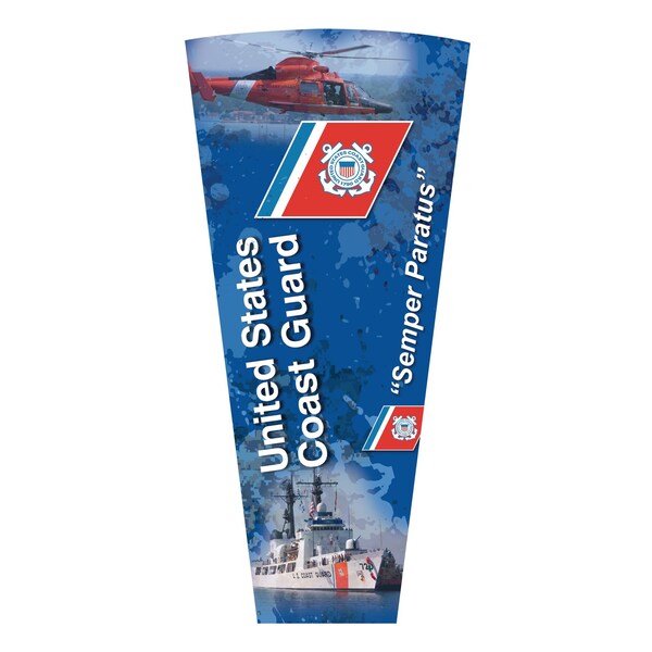 Holland Bar Stool Co Lighted U.S. Coast Guard 30" Swivel Bar Stool - L500030CSTGRDBLKVINYL