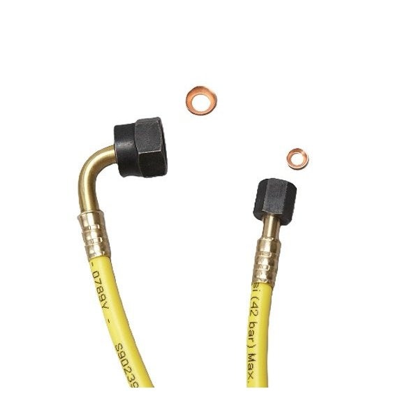 Yellow Jacket High Side Hose, 30 in L, Yellow, 800 psi - 78730