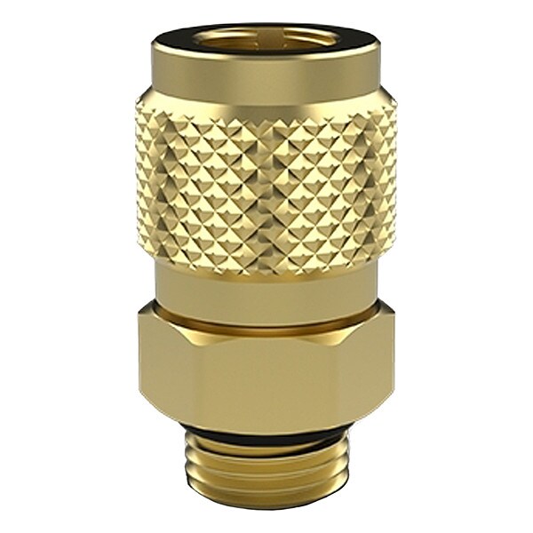 Fieldpiece Port Fitting, Brass, 1/4 in - RVC4