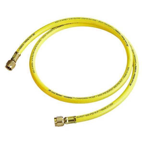 Jb Industries Charging/Vacuum Hose, 60 In, Yellow - CL6-60Y