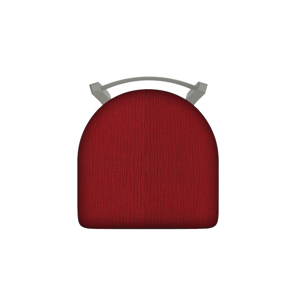 Holland Bar Stool Co 30" Low Back Swivel Bar Stool, Nickel Finish, Graph Ruby Seat - 82130AN016
