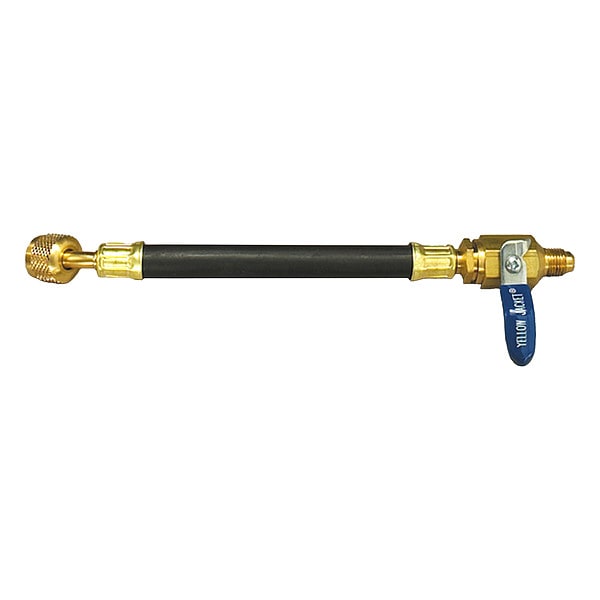 Yellow Jacket Hose, 14 1/2 in L, Black, 800 psi - 25802