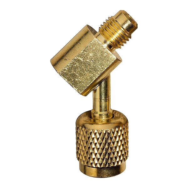 Fieldpiece Adapter, 45 Deg, 2 1/2 in L, Brass, 870 psi - RHCM45