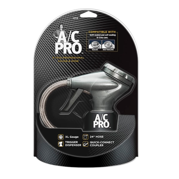 A/C Pro A/C Pro R134a 1 pc AC Gauge and Hose - ACP410-4
