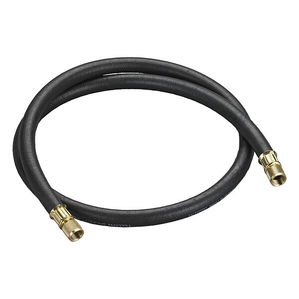 Yellow Jacket Hose, 6 ft L, Black, 600 psi, 1 Hose - 15872