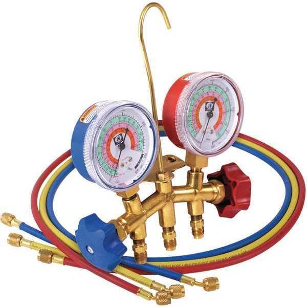 Jb Industries Manifold Gauge, 2-Valve - M2-5-410A-SS