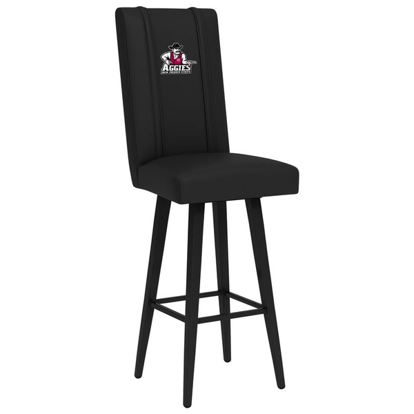 Dreamseat Swivel Bar Stool 2000 with New Mexico State Aggies Logo - XZ2000BSSBLK-PSCOL13350