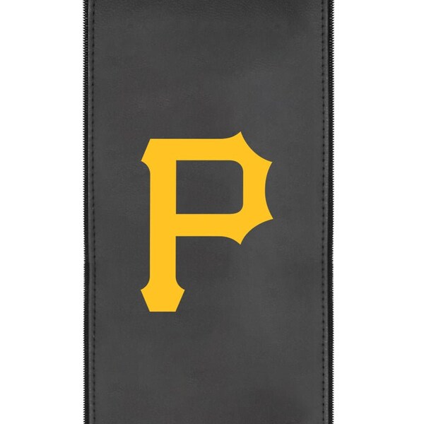 Dreamseat Swivel Bar Stool 2000 with Pittsburgh Pirates Secondary Logo - XZ2000BSSBLK-PSMLB22011