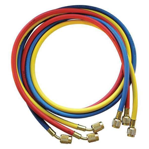Jb Industries Manifold Hose Set, 60 In, Red, Yellow, Blue - CCLS5-60
