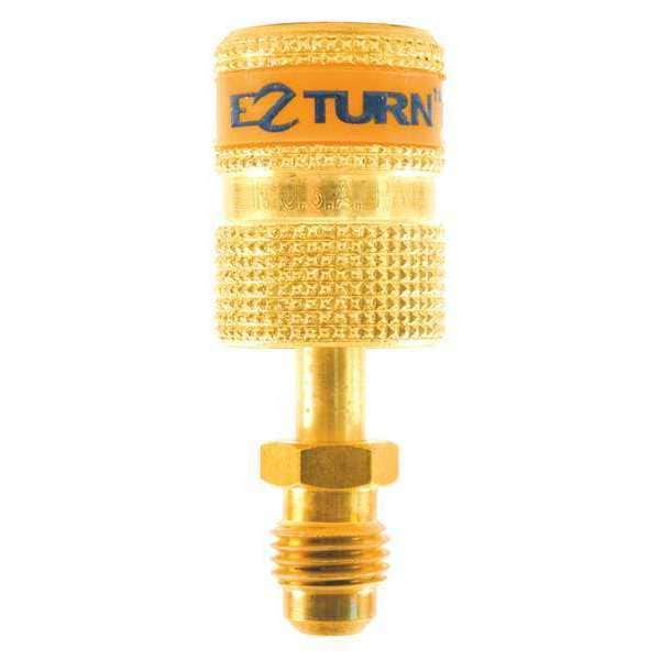 Uniweld Anti-Blowback Hose Adaptor, 13/16"L, Brass - EZABM