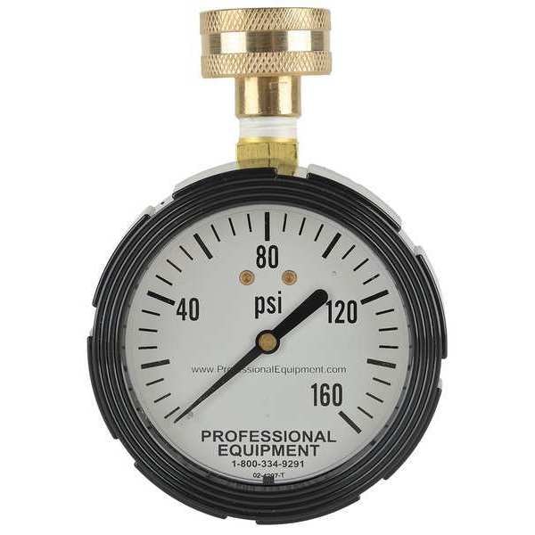 Professional Equipment Water Pressure Gauge, Freeze Proof - 4106732