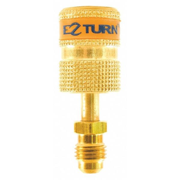 Uniweld Anti-Blowback Hose Adaptor, Gold, 13/16" L - EZAB