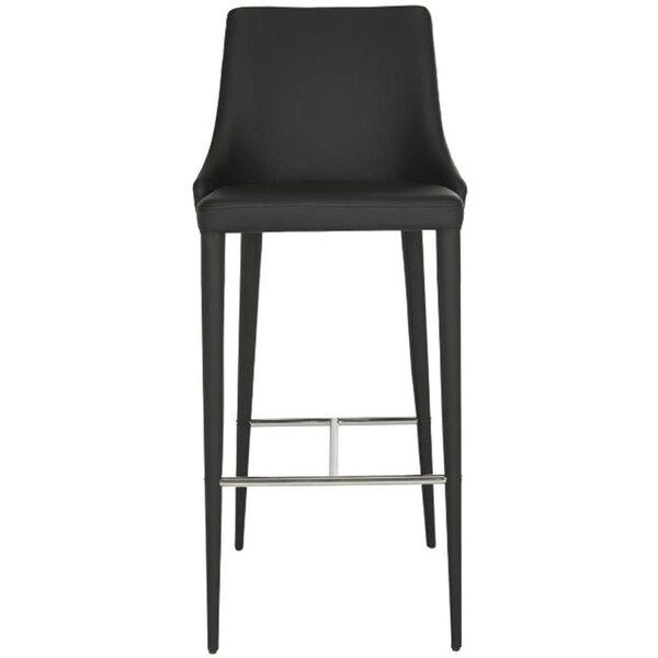 Safavieh Summerset Bar Stool, Black - 41.8 x 18.9 x 21.2 in. - FOX2016B