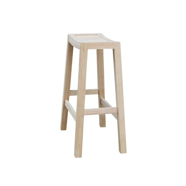 International Concepts Ranch Stool, 30" Seat Height, Unfinished - S-930