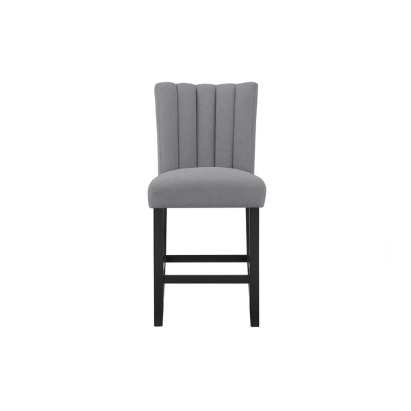 Global Furniture Usa Transitional Fabric D8685 2 Grey Bar Stools - 2205