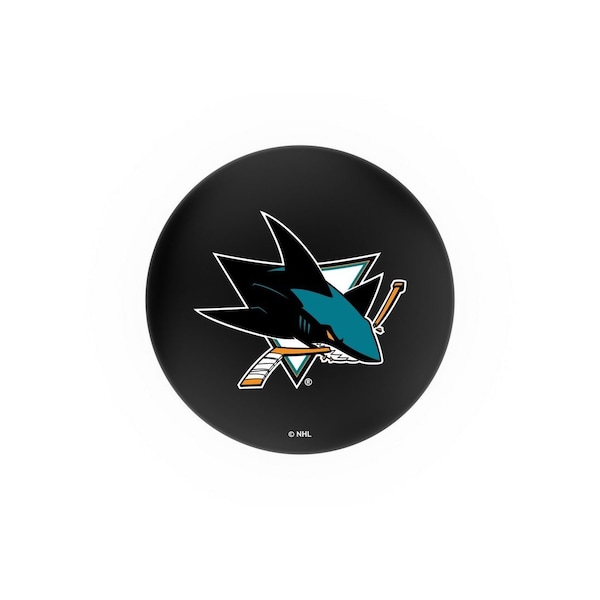 Holland Bar Stool Co 25" Chrome San Jose Sharks Swivel Bar Stool, Accent Ring - L8C3C25SJSHAR