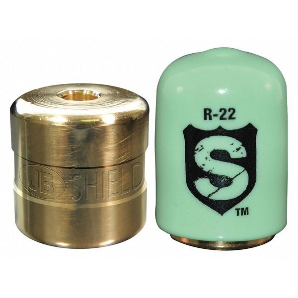 Jb Industries Refrigerant Cap Locks, 1/4 in., R-22, PK50 - SHLD-G50