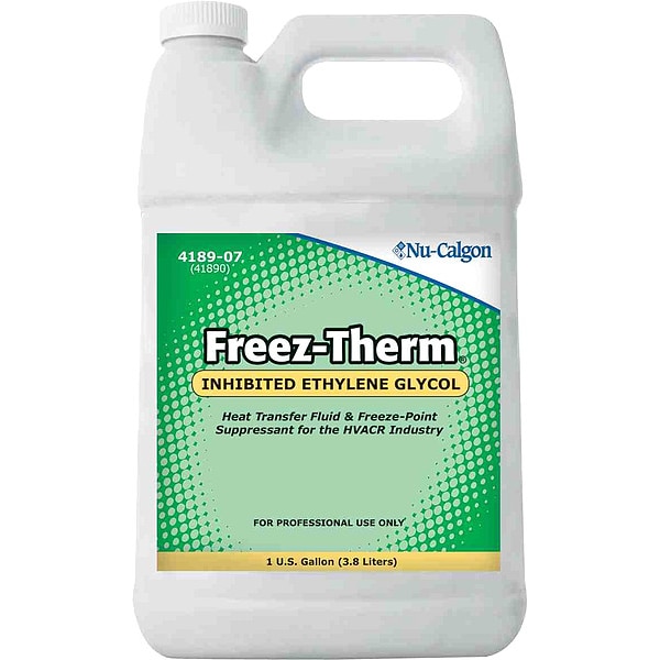 Nu-Calgon Freeze Protectant, Blue, 1 gal, Bottle - 4189-07
