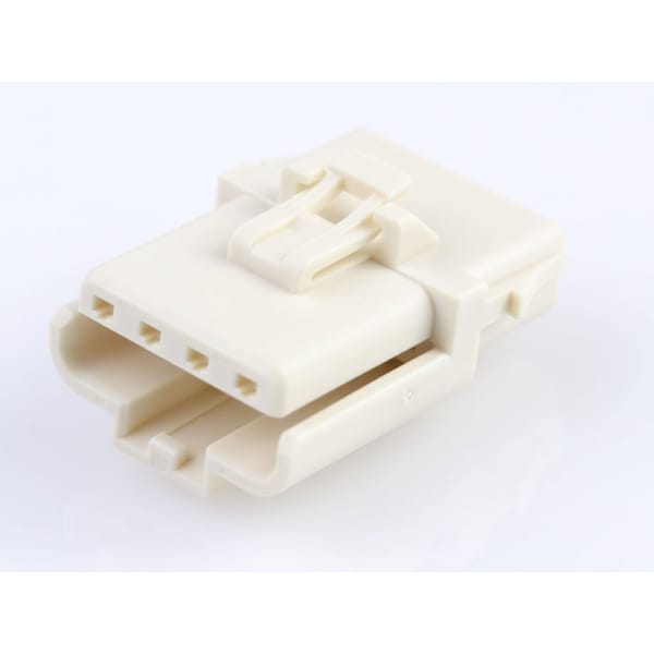 Molex Ditto Hermaphroditic Crimp Housing, Positive Lock, 4 Circuit, High-Temperature, Natural - 1502010014