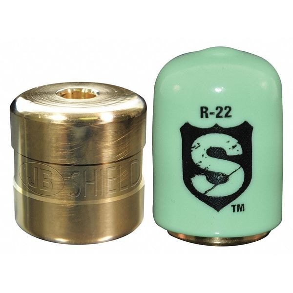 Jb Industries Refrigerant Cap Locks, 1/4 in., R-22, PK4 - SHLD-G4