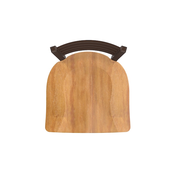 Holland Bar Stool Co 30" Swivel Bar Stool, Bronze Finish, Med Maple Seat - 41030BZMEDMPL