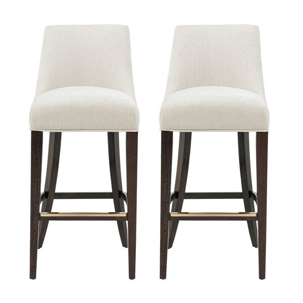 Manhattan Comfort Beever Barstool in Cream - Set of 2 - 2-BS027-CR