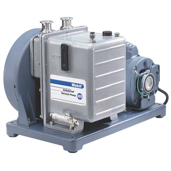 Welch Vacuum Pump, 1/3 HP, 29.90 In. Hg, 0.9 cfm - 1400N-01