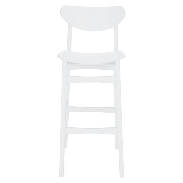 Safavieh Thaxton Bar Stool, White - Set of 2 - BST1500C-SET2