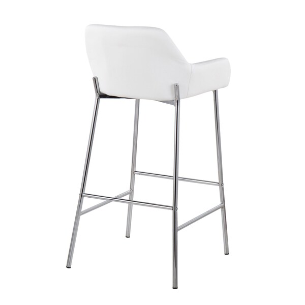 Lumisource Daniella Fixed-Height Bar Stool - Set of 2 PR - B30-DNLA2 CHRMPUW2