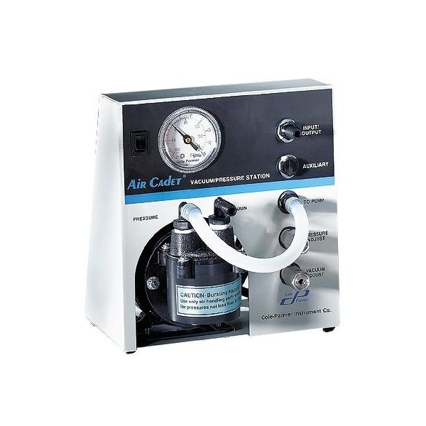 Cole Parmer VP-200 Vacuum/Pressure Pump Station, Diaphragm, 0.6 cfm; 115 VAC - 0753280