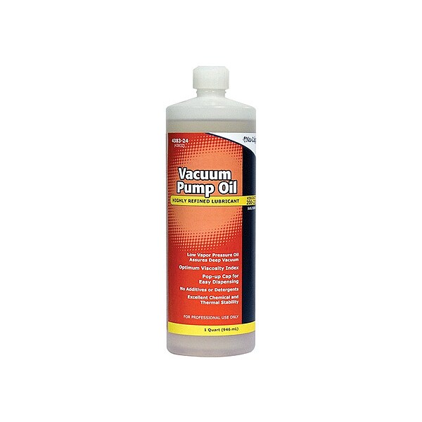 Nu-Calgon Refrigerant Evac Pump Oil, 1 qt, Bottle - 4383-24