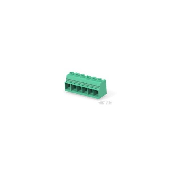 Te Connectivity Power Connector  15.0mm  Green  6 posn - 1986242-6