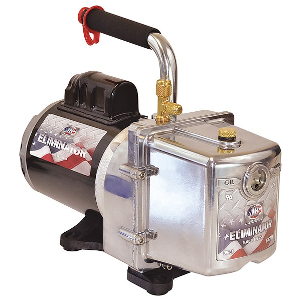 Jb Industries Refrigerant Evacuation Pump, 6.0 cfm, HP: 1/2 - DV-6E-250
