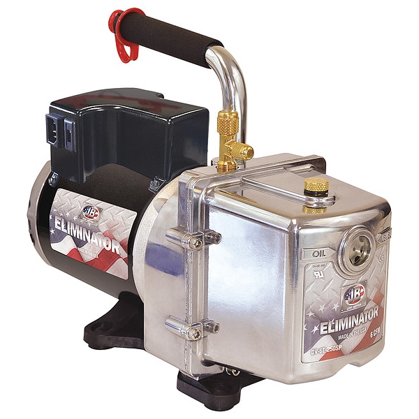 Jb Industries Refrigerant Evacuation Pump, 6.0 cfm, Hz: 50/60 - DV-6E-250SP