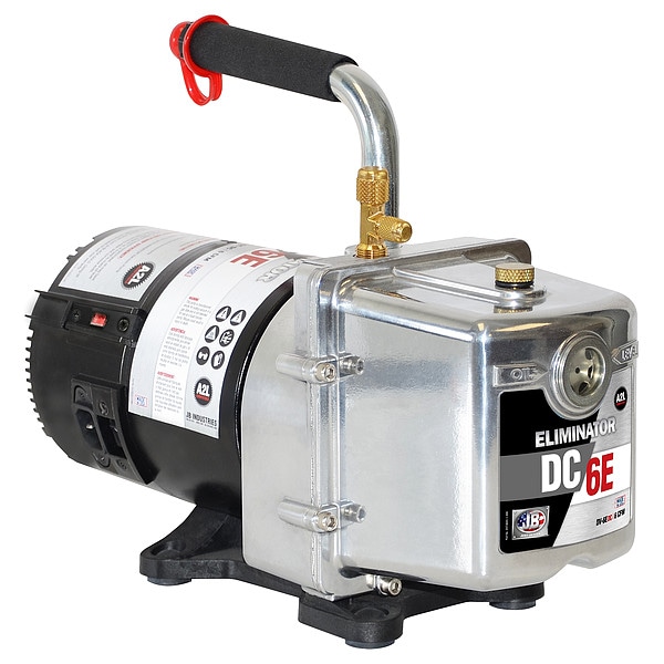 Jb Industries Refrigerant Evacuation Pump, 6 cfm, 1/2 hp - DV-6EDC
