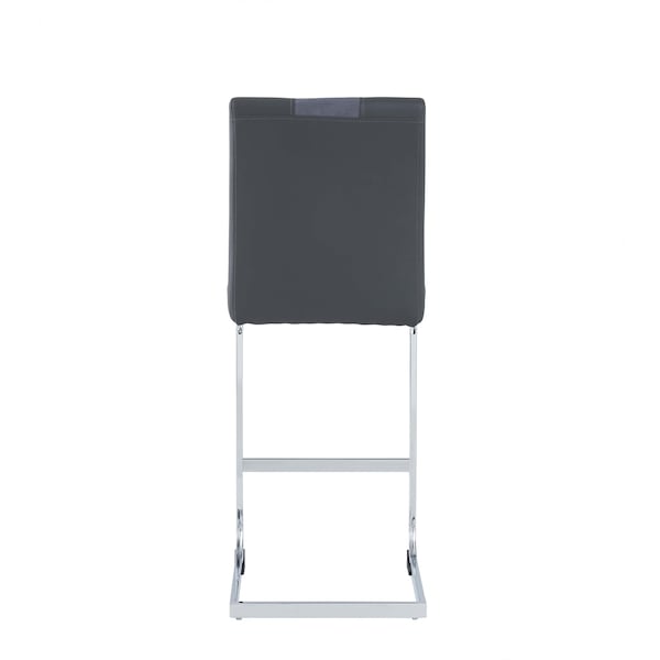 Global Furniture Usa Contemporary Fabric, PU D915 Grey Bar Stool - 956