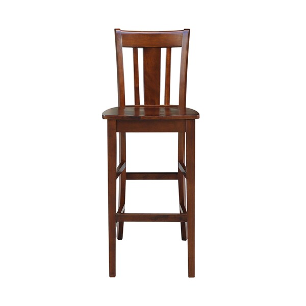 Whitewood Industries Solid Wood San Remo Counter Height Dining Stool - 30" Seat Height - S581-103
