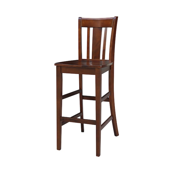 Whitewood Industries Solid Wood San Remo Counter Height Dining Stool - 30" Seat Height - S581-103