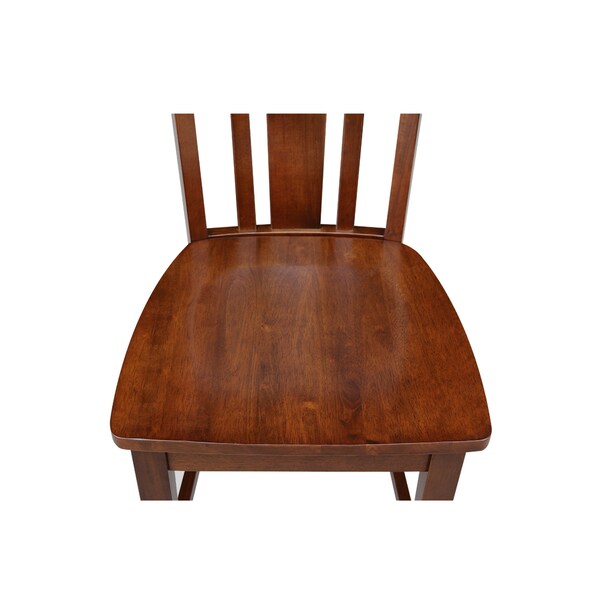 Whitewood Industries Solid Wood San Remo Counter Height Dining Stool - 30" Seat Height - S581-103